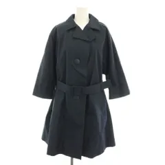 ジェイ&エムデヴィッドソン J&M Davidson ベルテッドコート アウター ミドル ベルト タグ付き 8 紺 ネイビー 8130-20107/20108 /YTのサムネイル