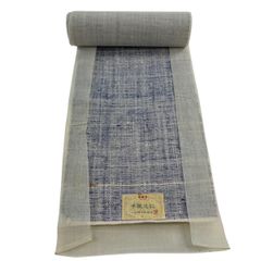 美品】 名古屋帯 秀品 落款 紬地 野菜 白菜 薄黄土色 正絹 【中古 