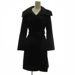 イネド INED コート カシミヤ ブラック 9 ■ECD001