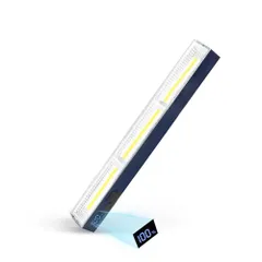 LETOUR LEDライト 充電式 led マグネット付きライト 作業用ライト 取付簡単 大容量 LED残量表示 Type-C充電 超高輝度 三色温 無段階調光 多機能 室内 ガレージ/収納室/地下室/作業/修理/応急/停電用 (30.2CM e30932dd