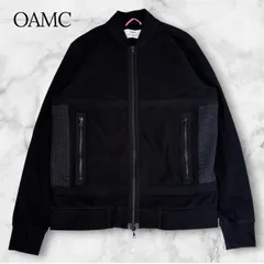 OAMC 異素材切替 異素材ミックス ジップブルゾン トラックジャケット ブラック 黒 Mサイズ ダブルジップ ポルトガル製 ルークメイヤー 初期アーカイブ モード B1122のサムネイル