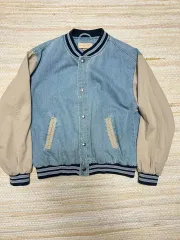 ヴィンテージ デニム スタジャン(スタジアム)ジャケット