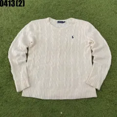 ポロ ラルフローレン ケーブル ニット アイボリー