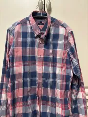 トミーヒルフィガー チェック シャツ L スリムフィット