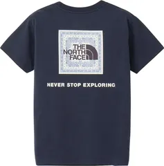 ザ・ノース・フェイス THE NORTH FACE アウトドア ショートスリーブバンダナスクェアロゴティー ジュニア キッズ 子ども 半袖Tシャツ トップス 夏 UVカット 紫外線 親子コーデ おそろい ペアルック  NTJ32546 UN アーバンネイビー