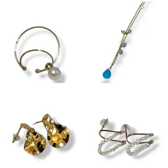 新品未使用 Samantha Tiara サマンサティアラ ピアス イヤーカフ レディース アクセサリー 4点セット ピアス入れ付き  管理番号：825-6600のサムネイル