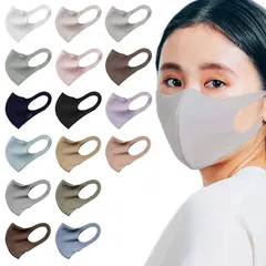 【新品】 [We'll] 【 日本製/不織布 フィルター付/XSサイズ有 】 Comfit MASK ダブルレイヤー マスク （マスク本体1枚＋フィルター1枚入 ）（ 全16色 / 全4サイズ ） オールシーズン 小顔 花粉 洗える Made in Jap 0