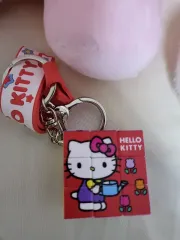 ハローキティ キューブ キーホルダー ぬいぐるみ キーホルダー
