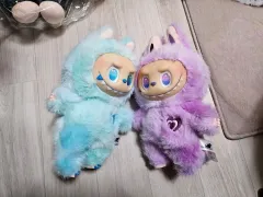 Labubu(ラブブ) 中型 高級型 ぬいぐるみ ブルー/PURPLE