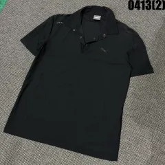 プーマ ブラック 半袖 ポロ Tシャツ m