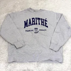 古着 MARITHE FRANCOINS GIRBAUD マリテフランソワジルボー ライトグレー スウェット 262-124のサムネイル