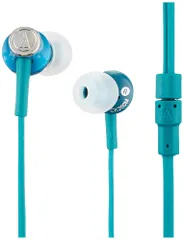 オーディオテクニカ カナル型イヤホン ターコイズブルー ATH-CK350M TBL