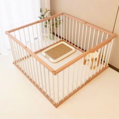 ペットサークル ペットフェンス 高さ70CM 自由組み替え ドア付き 8枚