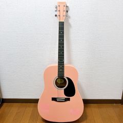 ジプシーローズ　Gypsy Rose ピンクアコースティックギター　ラメ入り Gypsy Rose アコースティックギター ピンク ジプシーローズ ラメ入り