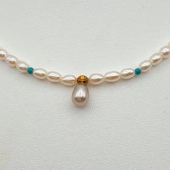 最終価格ミナペルホネン×Classic Ko淡水パールネックレス