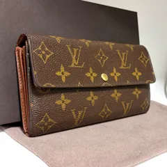 b22　ポルトフォイユ サラ　旧型　Louis Vuitton ルイ ヴィトン 　2つ 折り　二つ折り　フラップ ボタン 式　長 財布　ウォレット　モノグラム