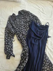 ポロ ラルフローレン フラワー ロング ワンピース + インナーセット