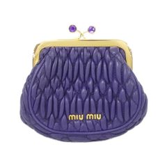 MIU MIU ミュウミュウ スエード ポーチ ダッチェス バッグ 5NG010