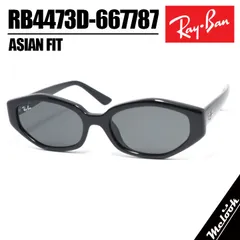 RayBan レイバン RB4473D-667787-56 サングラス 眼鏡 メガネ RB4473D-6677/87-56 ブラック ツヤありブラック ダークグレー