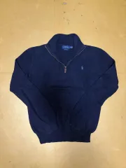 ポロラルフローレン ハーフジップアップ ニット セーター M