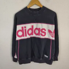 adidas originals アディダスオリジナルス スウェット デカロゴ ネイビー メンズ 古着 ストリート スポーツMIX