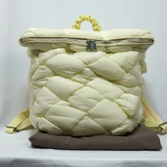 BOTTEGA VENETA ボッテガヴェネタ パデッド テック カセット バックパック イエロー 690891 VB084 新品未使用のサムネイル