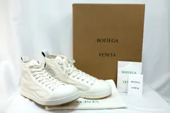 BOTTEGA VENETA ボッテガヴェネタ VULCAN SNEAKER バルカン スニーカー キャンバス ハイカット ホワイト 43サイズ（約28cm） 755130 V2R10 新品未使用のサムネイル