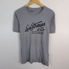 Levi's リーバイス Tシャツ ロゴプリント グレー Mサイズ メンズ 古着 ストリート アメカジ