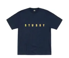 新品 ラージ L STUSSY レンズ Tシャツ ネイビー 半袖 Tシャツ