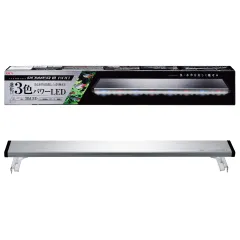 ジェックス GEX クリアLED クリア LED POWER III 600 明るさ1,000lm 色温度10,000K LED3色切り替え ライトリフト付 アクアリウム 多肉植物幅60cm水槽用 [60cm水槽用]