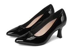 クラークス レディース シューズ ヒール Clarks Kataleyna West Black Patent Sy ブラック