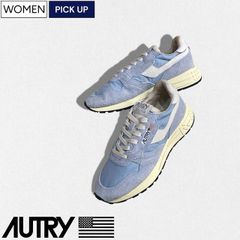 [정가 36,300엔(부가세 포함)]AUTRY-오토리- 러닝 슈즈를 업그레이드한 럭스포로 품위있는 1 다리!두꺼운 EVA 소재의 깔창으로 쾌적한 신었을 때의 감촉 스웨이드 레더 콤비스니카 에이징 가공[REELWIND-릴 와인드-] 성조기 구두