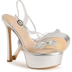 スチュアート ワイツマン レディース シューズ スニーカー プラットフォーム サンダル Stuart Weitzman Made in Spain Mega Bow Platform Sandalsのサムネイル