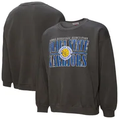 ミッチェルネス メンズ アウター パーカー・スウェット シャツ ダウン フリース Mens Mitchell Ness Black Golden State Warriors NBA Downtownのサムネイル