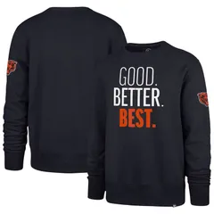フォーティセブンブランド メンズ アウター パーカー・スウェット シャツ 47 Brand Mens 47 Navy Chicago Bears Good Better Best Headline Sのサムネイル