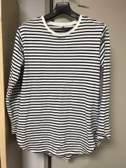 UNIQLO ストライプ レディース ロングスリーブTシャツ