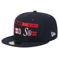 ニューエラ メンズ アクセサリー 帽子 Mens New Era Navy Boston Red Sox Ransom 59FIFTY Fitted Hat Rsx Navy ネイビー
