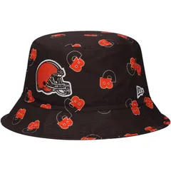 ニューエラ メンズ アクセサリー 帽子 Mens New Era Brown Cleveland Browns City Originals Bucket Hat Brn Brown ブラウン