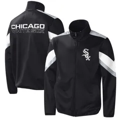 カール バンクス メンズ アウター ジャケット・ブルゾン Mens GIII Sports by Carl Banks Black Chicago White Sox Earned Run FullZのサムネイル
