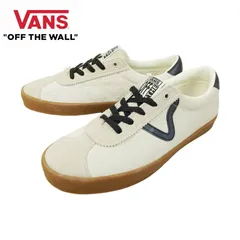 VANS スニーカーVANS ヴァンズ バンズ【箱なし】SPORT LOW  スポーツ ローMULTI/MARSHMALLOW マルチ/マシュマロ白 キナリ 黒 ブラック スウェード ロゴ ガムソールメンズ レディース スエード 靴 レトロ クラシック ヴィン