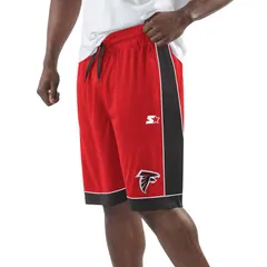 スターター メンズ ボトムス ハーフパンツ・ショーツ ショートパンツ Menstartered Atlanta Falcons Throwback Fan Favorite Shorts Fal Reのサムネイル