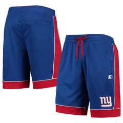 スターター メンズ ボトムス ハーフパンツ・ショーツ ショートパンツ MenstarteroyalRed New York Giants Fan Favorite Fashion Shorts Giaのサムネイル