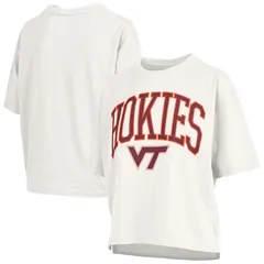 プレスボックス レディース トップス Tシャツ Womens Pressbox White Virginia Techokies Nelson TShirt Vat White ホワイト