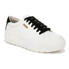 ドクター・ショール レディース シューズ スニーカー プラットフォーム Dr Scholls Time Off Womens Platform Sneakers White Black Faux ホワイト