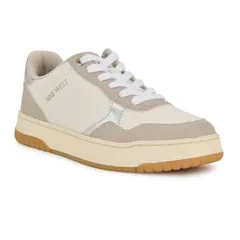 ナインウェスト レディース シューズ スニーカー レース Nine West Nenya CasualaceUp Round Toe Sneakers Ivory Taupe Multi アイボリーのサムネイル