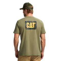 キャタピラー メンズ トップス Tシャツ ロゴ グラフィック Mens Caterpillar Heavyweight Cat Graphic Logo Tee Teaのサムネイル