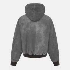 リプレゼント メンズ アウター ジャケット・ブルゾン Represent Mens Hooded Bomber Jacket Washed Black ブラックのサムネイル