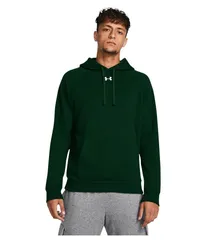 アンダーアーマー メンズ アウター パーカー・スウェット フリース パーカー Under Armour Rival Fleece Hoodie Forest GreenWhite 1 ホワイト
