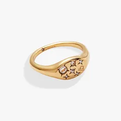アレックスアンドアニ レディース アクセサリー 指輪 Alex and Ani Zodiac Ringold Libra ゴールド