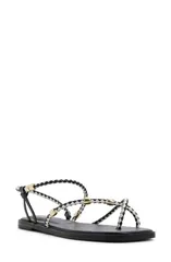 アルド レディース シューズ サンダル アンクル ALDO Loucindankle Strap Sandal Black White ホワイトのサムネイル